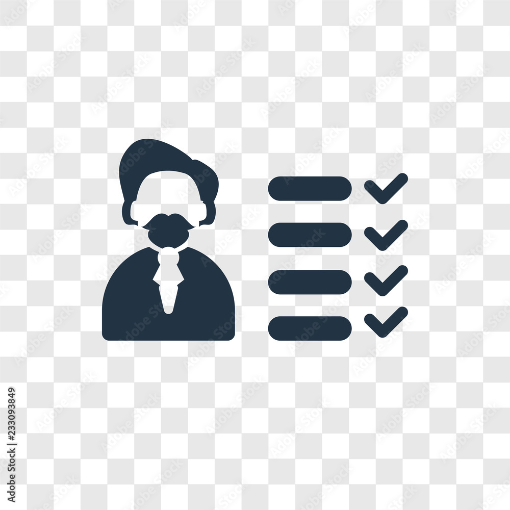 Poster skills vector icon isolated on transparent background, skills transparency logo design
