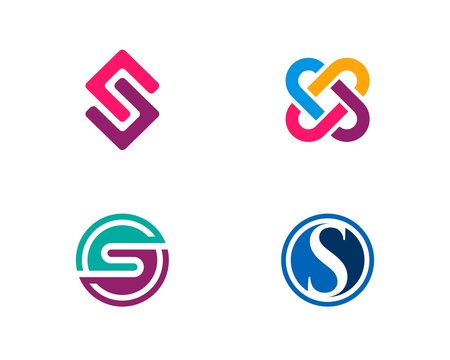 Business Letter S / CS / CC Logo Template