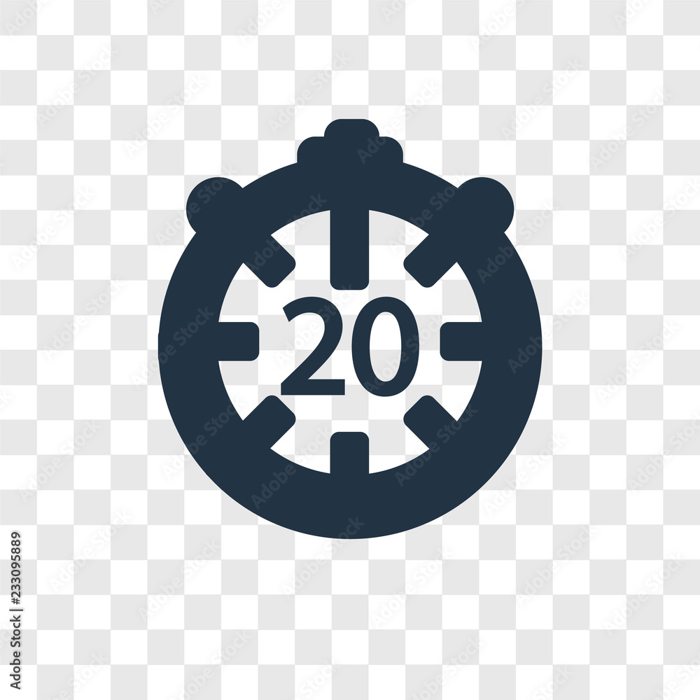 Poster smart vector icon isolated on transparent background, smart transparency logo design