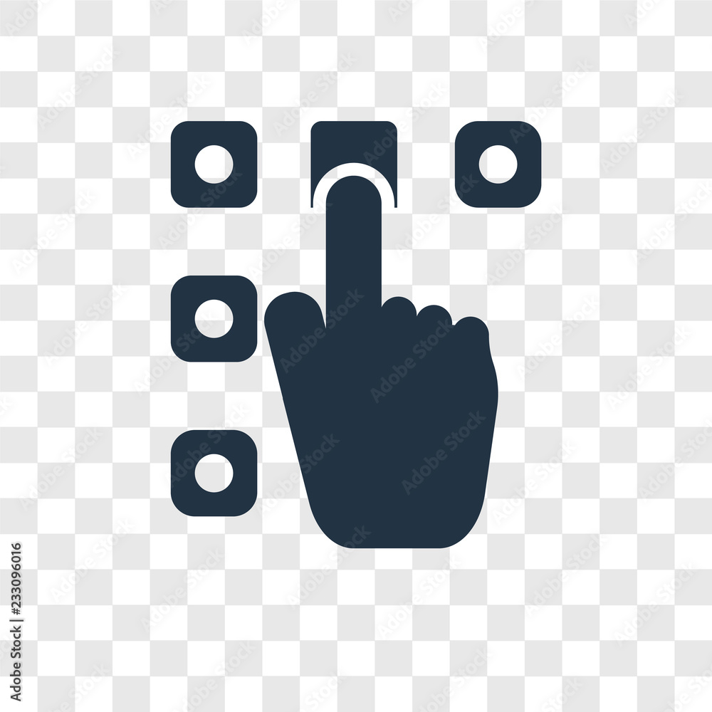 Poster access vector icon isolated on transparent background, access transparency logo design