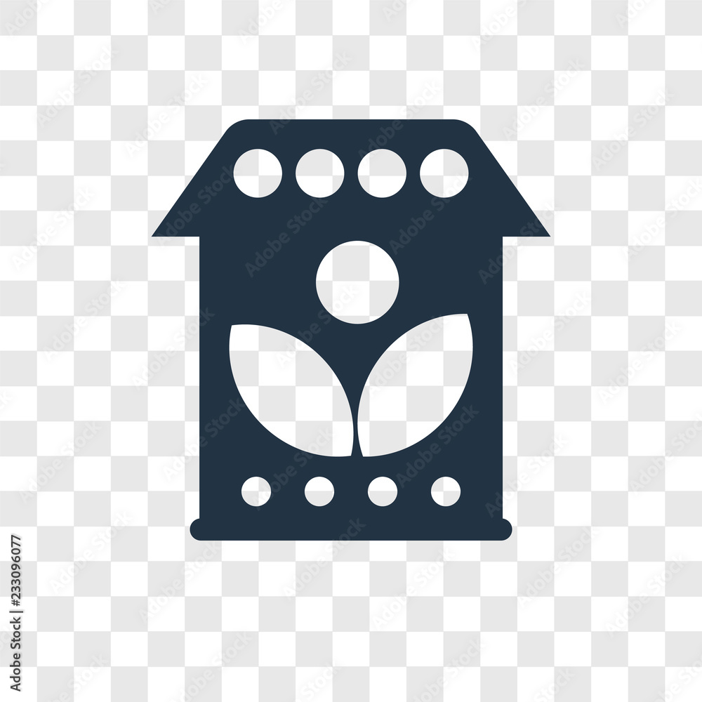 Poster zero emission vector icon isolated on transparent background, zero emission transparency logo design