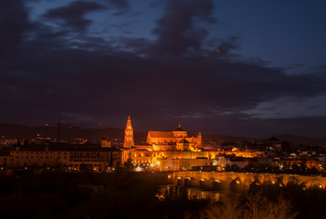 Fototapeta premium Cordoba night view