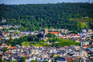 Fototapeta na wymiar Bingen am Rhein city in Rheinland-Pfalz, Germany
