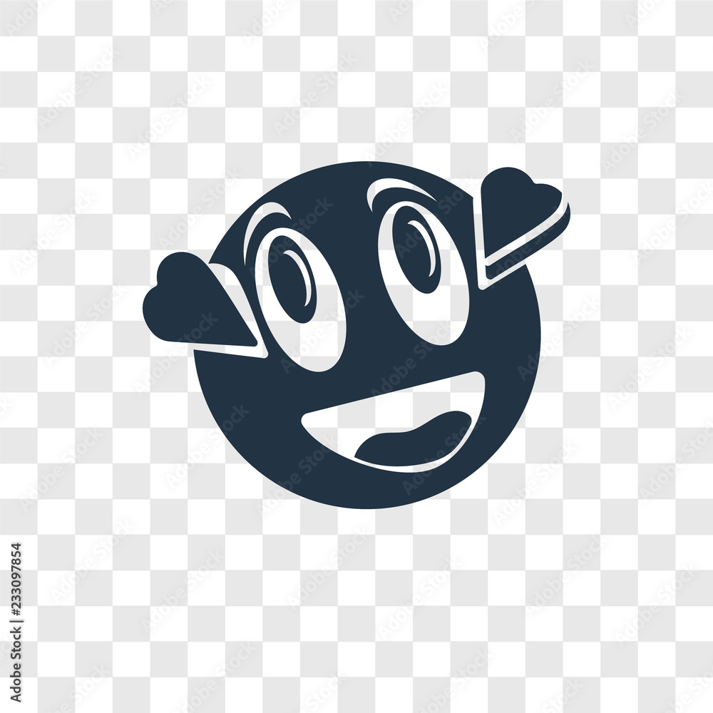 Poster surprised vector icon isolated on transparent background, surprised transparency logo design