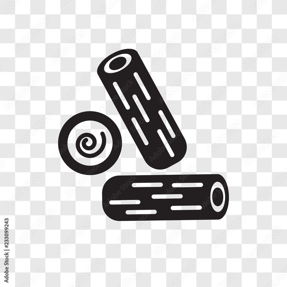 Poster log vector icon isolated on transparent background, log transparency logo design