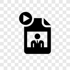 Gif vector icon isolated on transparent background, Gif transparency logo design