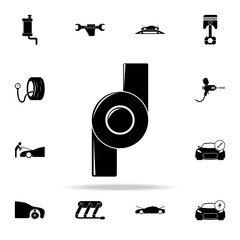Fototapeta premium turbo engine icon. Cars service and repair parts icons universal set for web and mobile