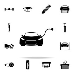 electric charging car icon. Cars service and repair parts icons universal set for web and mobile