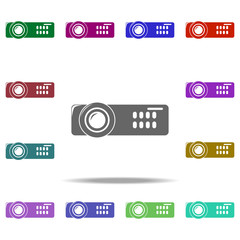 projector icon. Elements of Cinema and Teatr in multi color style icons. Simple icon for websites, web design, mobile app, info graphics