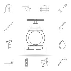 fire clamp icon. Fireman icons universal set for web and mobile