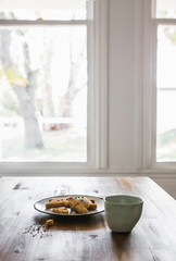 Gingerbread man cookies on a plate