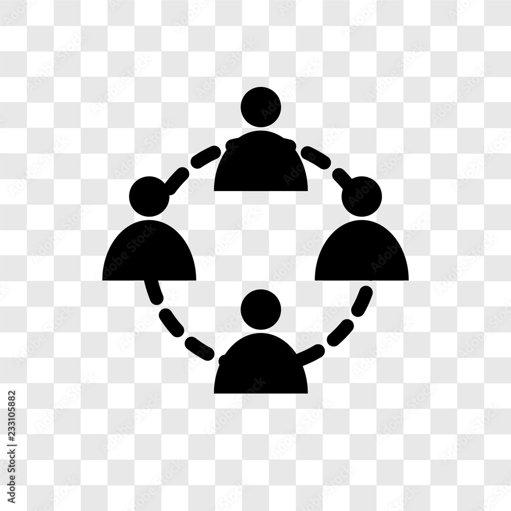 Poster network vector icon isolated on transparent background, network transparency logo design