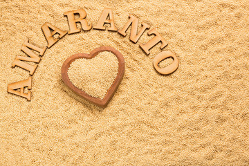 Amaranth seeds - Amaranthus. Folic acid