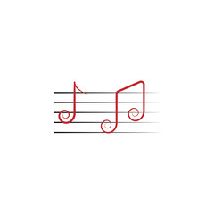 notes music 2 colored line icon. Simple colored element illustration. notes music outline symbol design from theater set