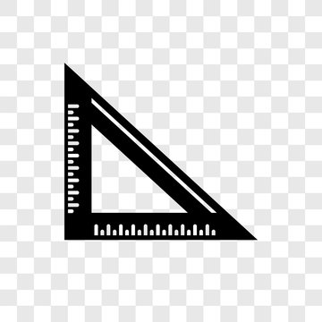 recommend clip art: Set square vector icon isolated on transparent background, Set square transparency logo design