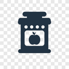 Jam vector icon isolated on transparent background, Jam transparency logo design