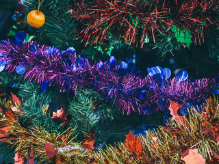 Obraz na płótnie Canvas Colorful Christmas background