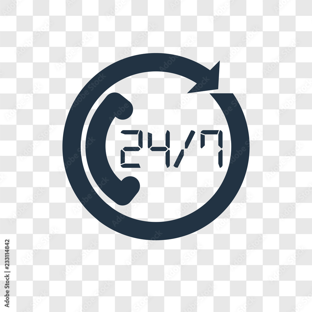 Poster time vector icon isolated on transparent background, time transparency logo design
