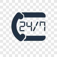 Time vector icon isolated on transparent background, Time transparency logo design