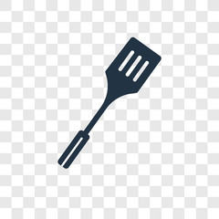 Spatula vector icon isolated on transparent background, Spatula transparency logo design