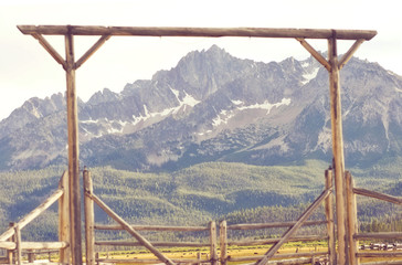 Fototapeta premium Ranch Mountain