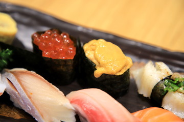 Sushi is a traditional food from Japan by