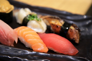 Sushi is a traditional food from Japan by