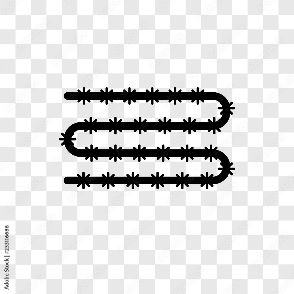 Poster wire vector icon isolated on transparent background, wire transparency logo design