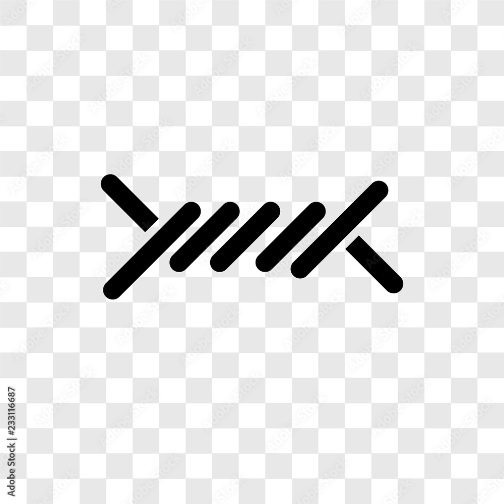 Poster wire vector icon isolated on transparent background, wire transparency logo design