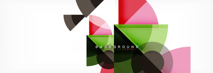 Modern geometric abstract background