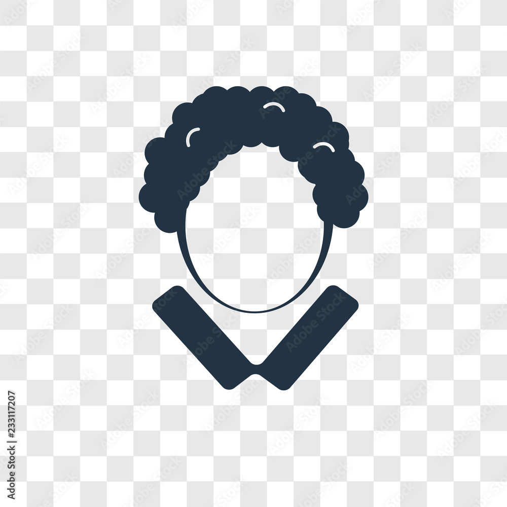 Poster othello vector icon isolated on transparent background, othello transparency logo design
