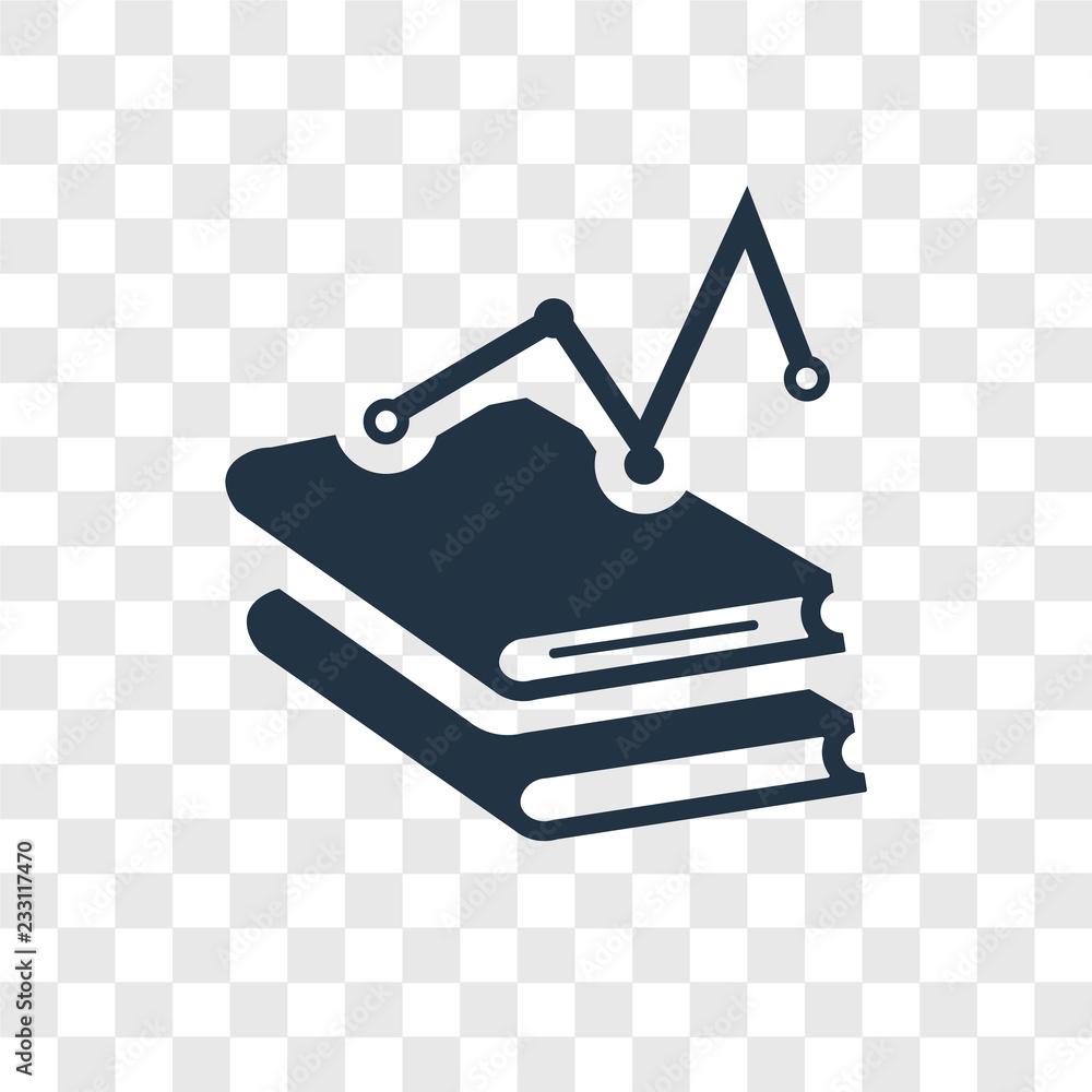 Aufkleber analytics vector icon isolated on transparent background, analytics transparency logo design