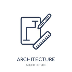 Architecture icon. Architecture linear symbol design from Architecture collection.