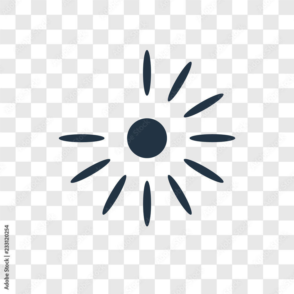 Poster loading vector icon isolated on transparent background, loading transparency logo design