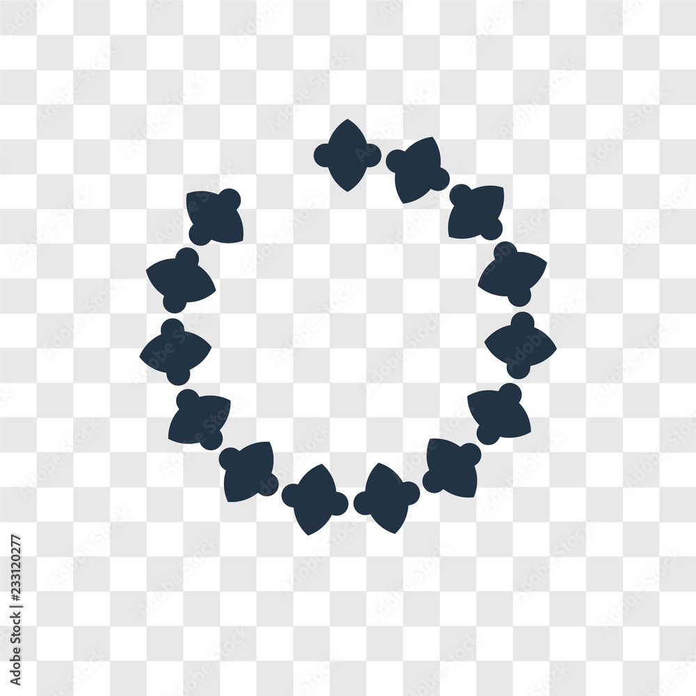 Poster loading vector icon isolated on transparent background, loading transparency logo design