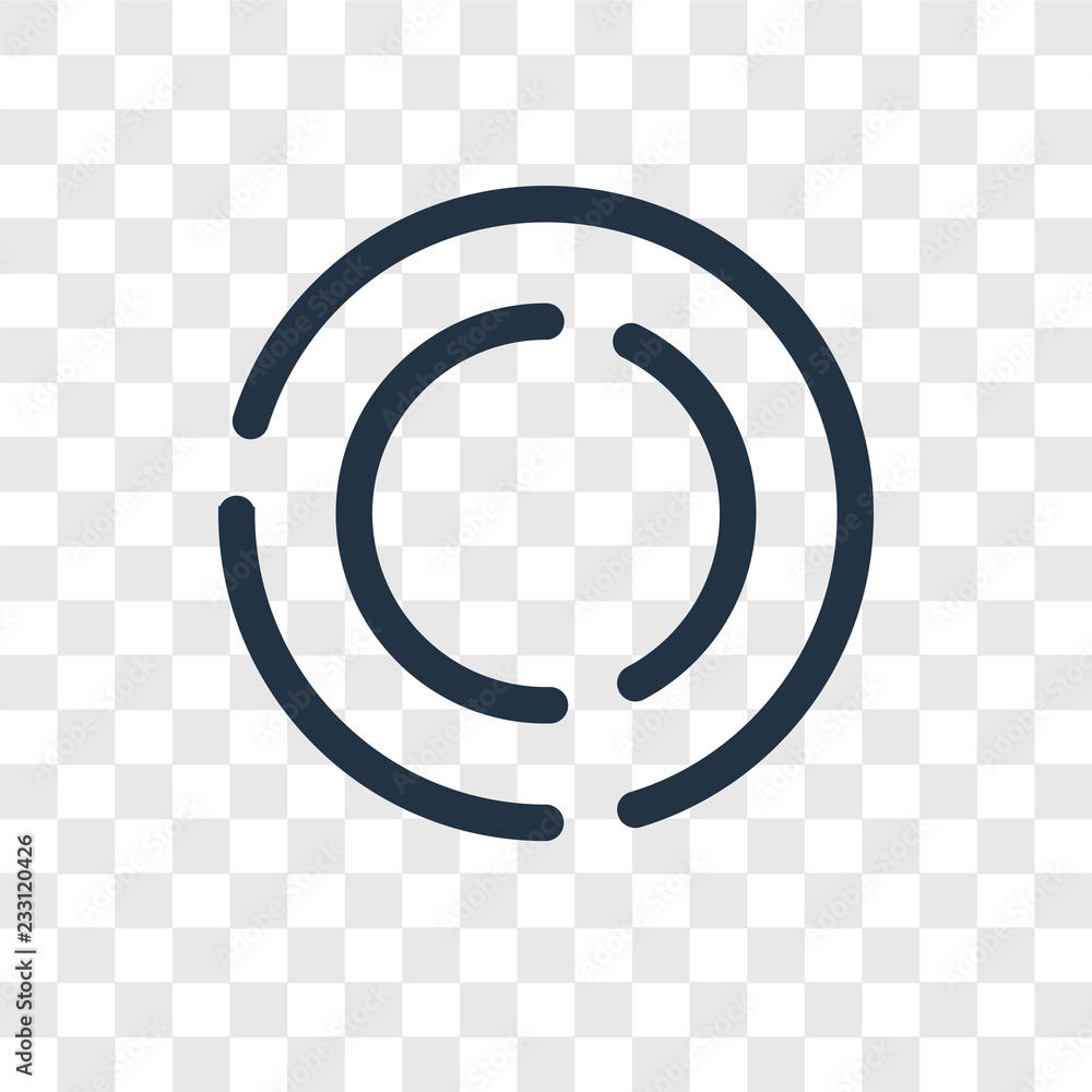 Poster Loading vector icon isolated on transparent background, Loading transparency logo design