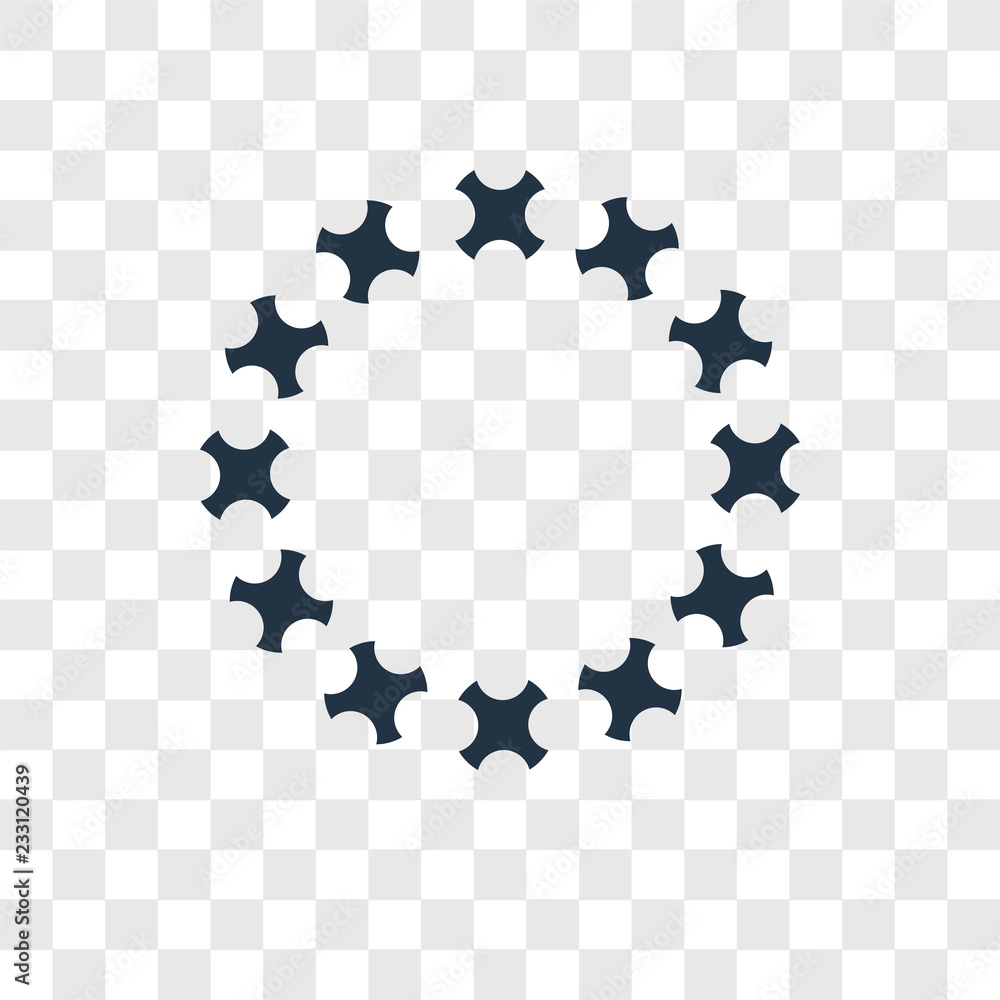 Poster Loading vector icon isolated on transparent background, Loading transparency logo design