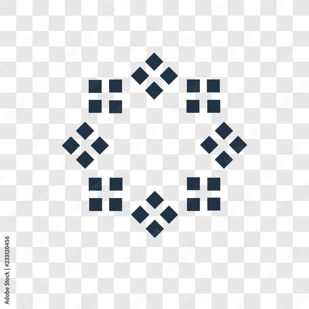 Poster Loading vector icon isolated on transparent background, Loading transparency logo design