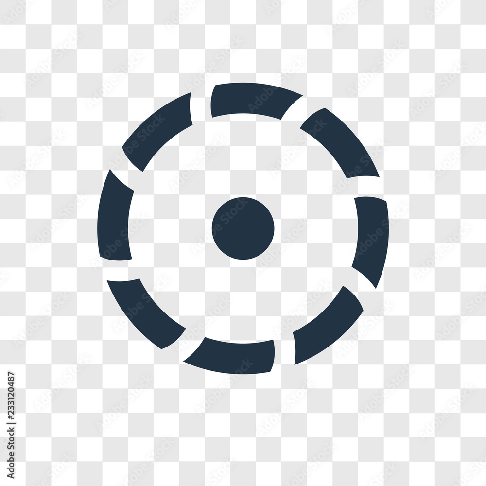 Poster Loading vector icon isolated on transparent background, Loading transparency logo design