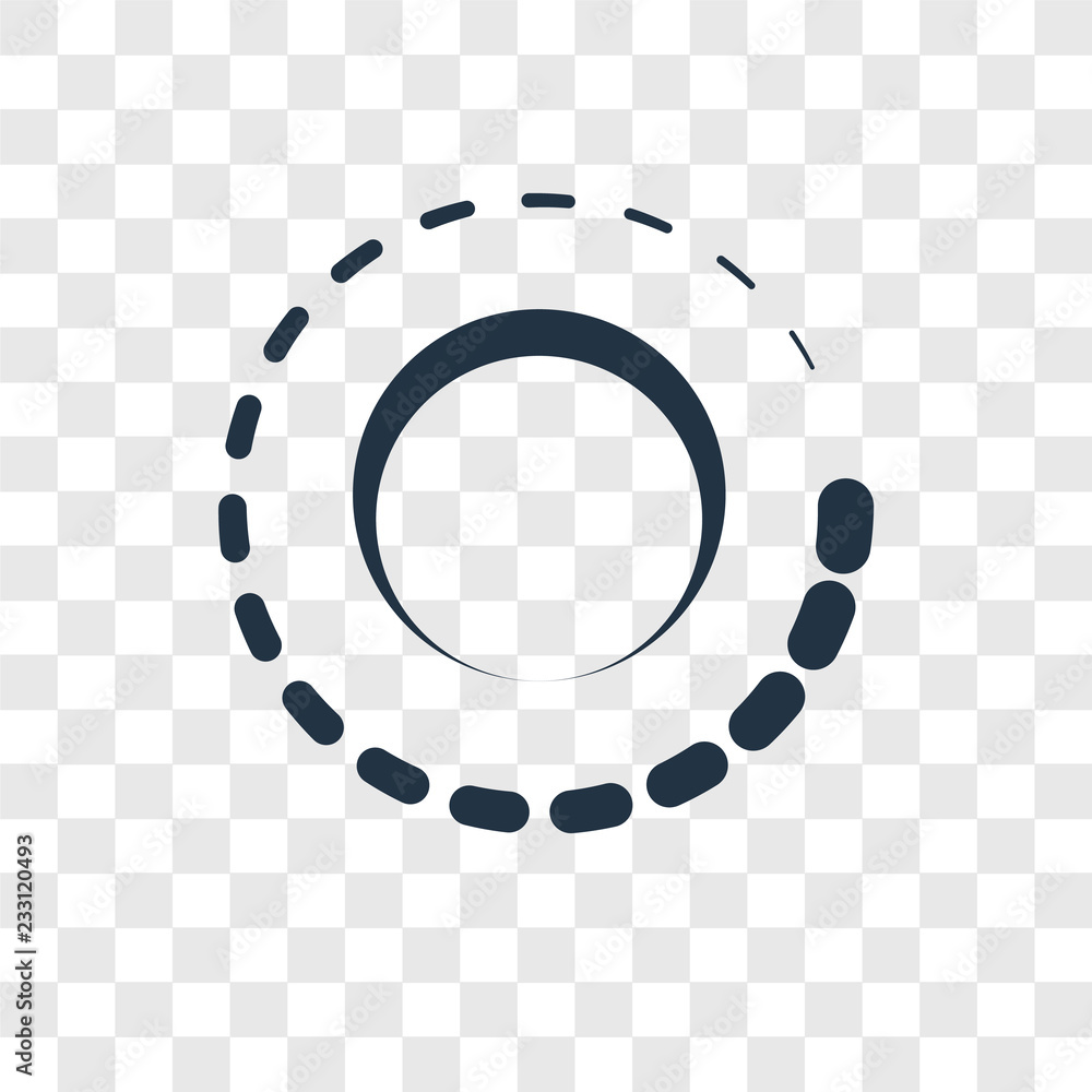 Poster Loading vector icon isolated on transparent background, Loading transparency logo design