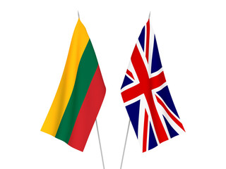 Great Britain and Lithuania flags