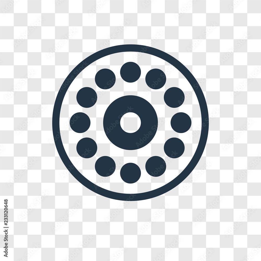 Poster Loading vector icon isolated on transparent background, Loading transparency logo design