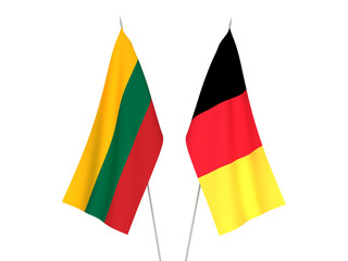 Belgium and Lithuania flags