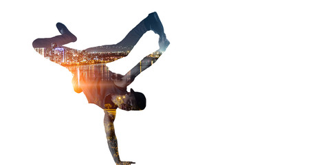 Fototapeta premium Dance is his life