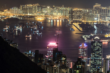 Naklejka premium Hong Kong