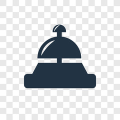 Bell vector icon isolated on transparent background, Bell transparency logo design