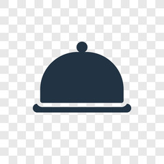Room service vector icon isolated on transparent background, Room service transparency logo design