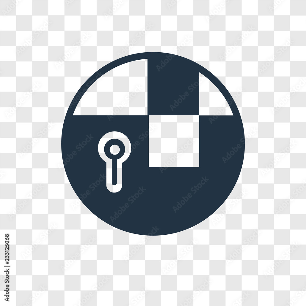 Poster map vector icon isolated on transparent background, map transparency logo design