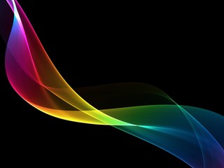  Abstract rainbow light wave futuristic background