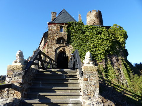 Der Weg zur Burg Thurant in Alken / Mosel